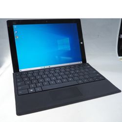 Microsoft Surface 3 Touchscreen Laptop/Tablet Intel Quad Core 4 GB Ram 128 GB SSD 1920*1080 FHD LCD Webcam HDMI Wi-Fi Bluetooth Windows 10 Pro