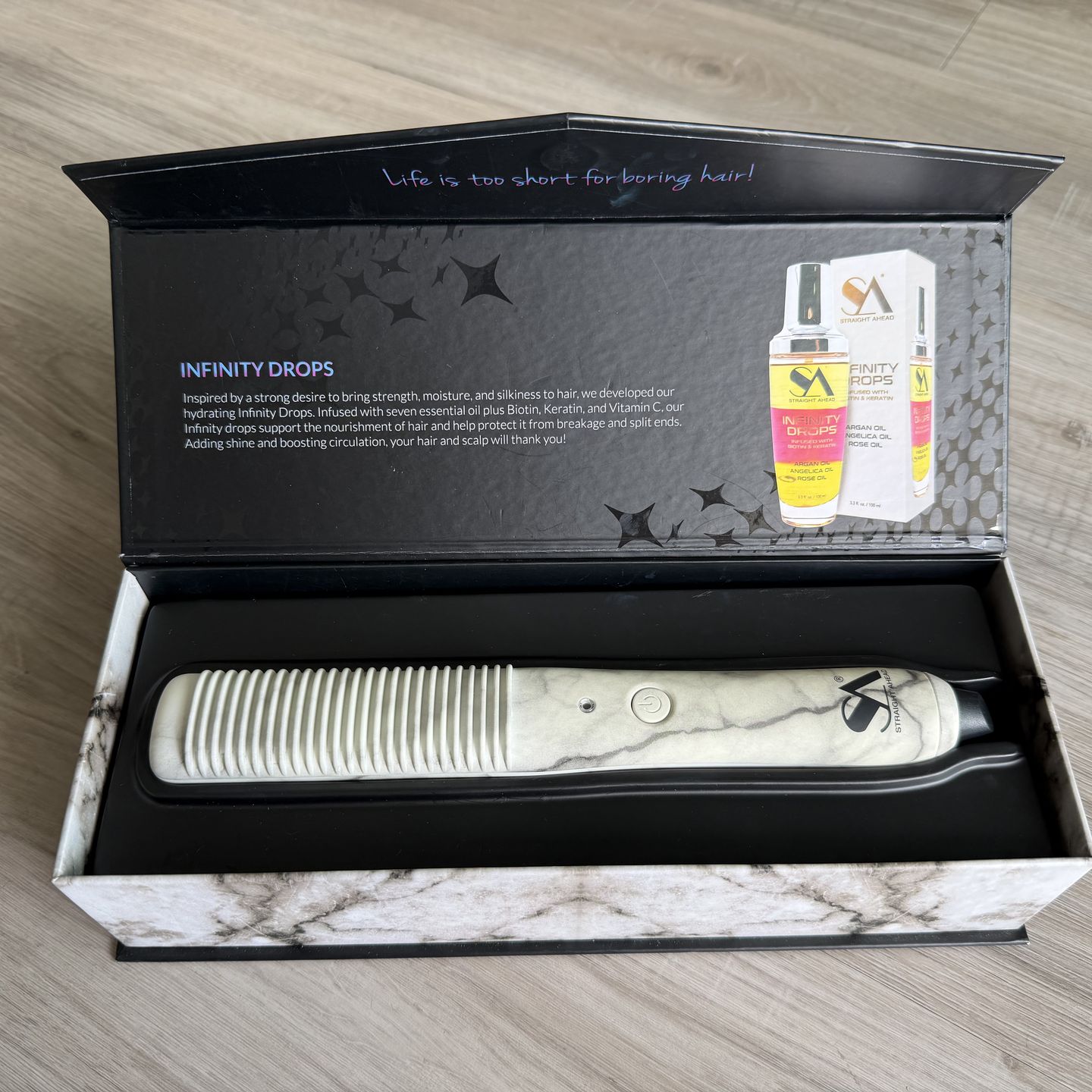 Straight Ahead Straightener Brush