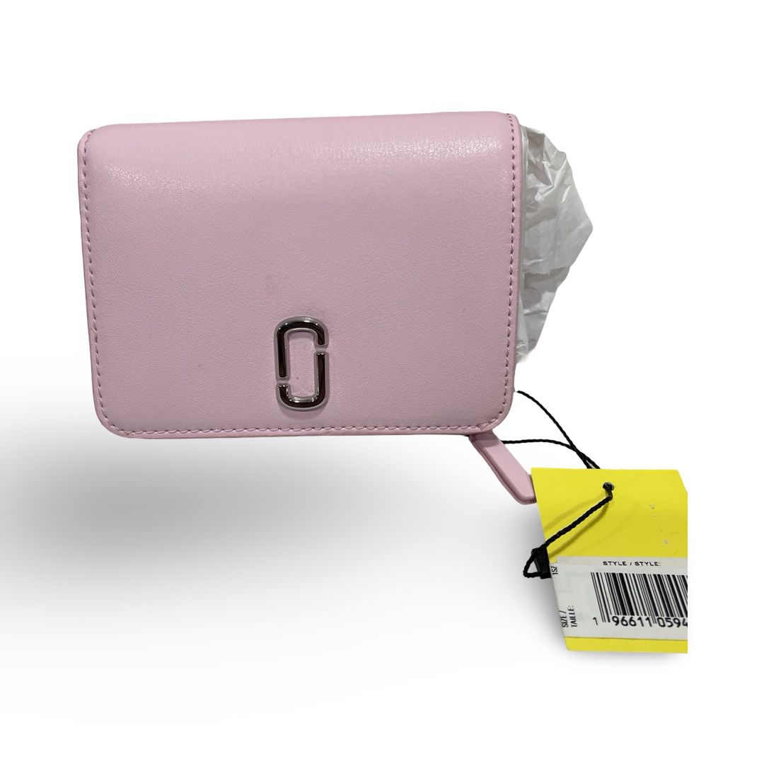 MARC JACOBS The J Marc Mini Compact Wallet- Pink
