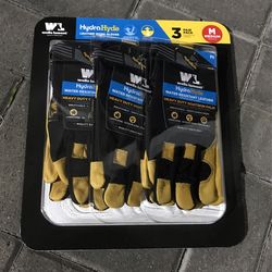 Leather Work Gloves  Size Medium 