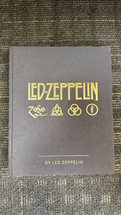 Led Zeppelin by Led Zeppelin hardcover collectible book.