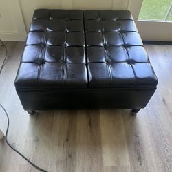Square Storage Ottoman.