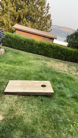 Custom Weathered Cornhole Boards - Sealed Finish