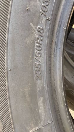 Firestone all season 235/60/18