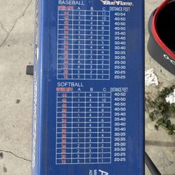 Pitching Machine Blue Flame Price Firm Cash Only