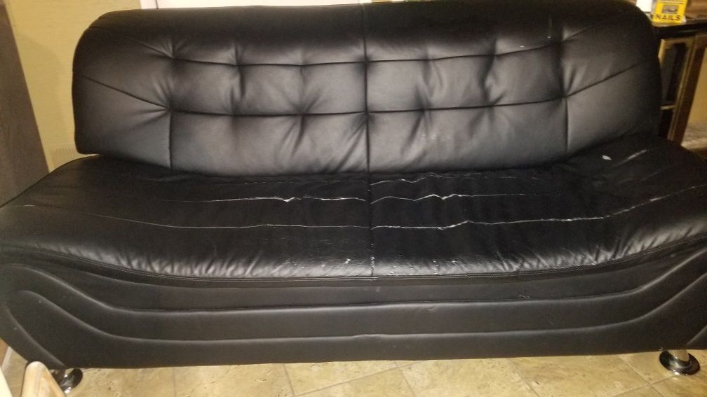 Leather couch