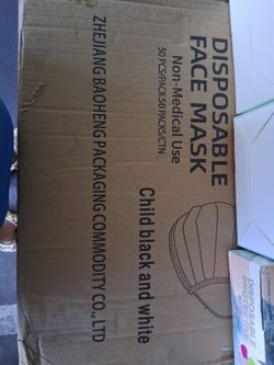 Vendo mascarillas de niño y niña y adultos