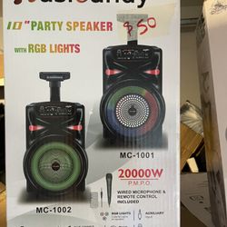 ❤️ Las Nuevas Bocina Bluetooth ❤️10” Con Micrófono 🎤 