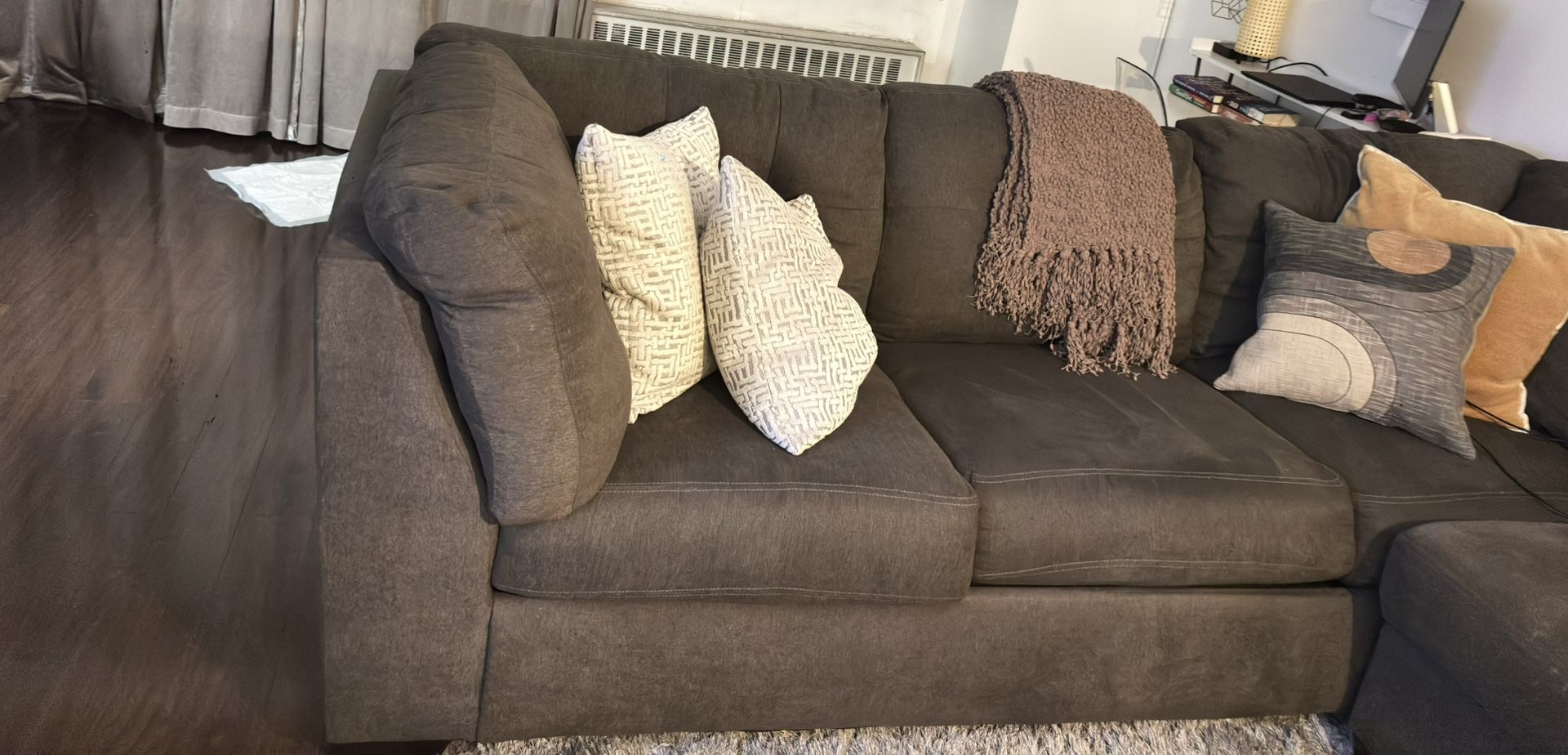 Gray Sectional Sofa 