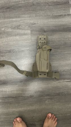 Tactical Drop Leg Holster Tan/FDE USMC