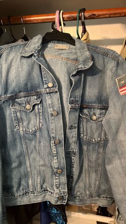 Polo jacket xl, jean jacket faded blue ( mesclilla