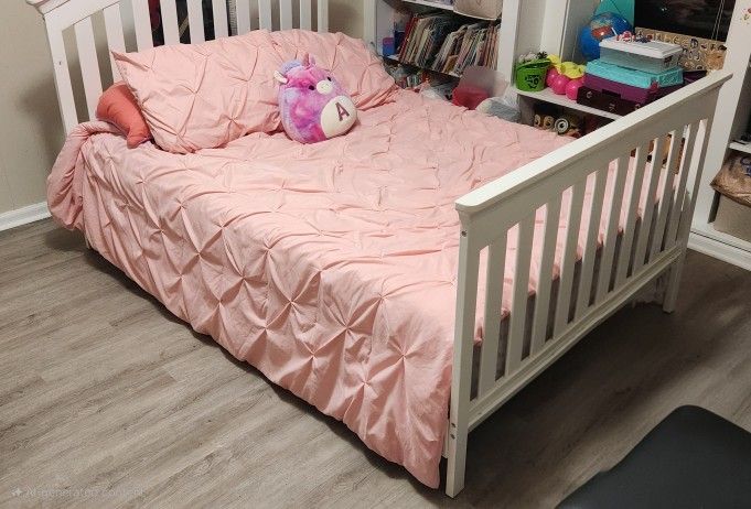 Full Bed From Converted Crib