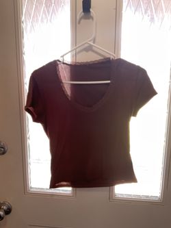 Brown tee