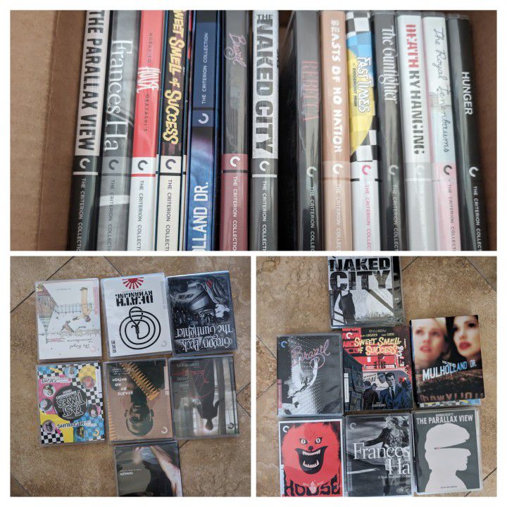Criterion Collection Lot Blu-ray Movies
