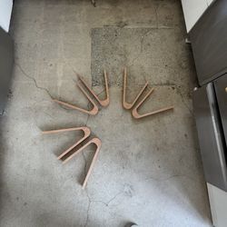 Set of 3 Handmade Wood Surfboard Racks - Perfect for Horizontal Storage or Display!