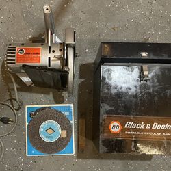 Black + Decker Portable Circular Utility Saw 7 1/4”  Tool