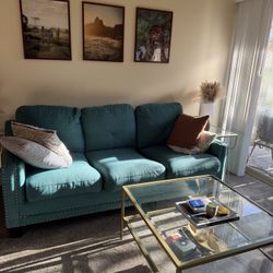 Teal Couch
