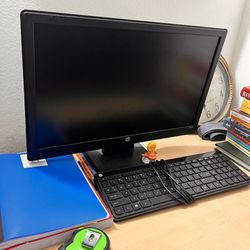 Hp Monitor And Keyboard 