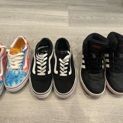 Lot Of Kids Sneakers, Adidas, Vans X2