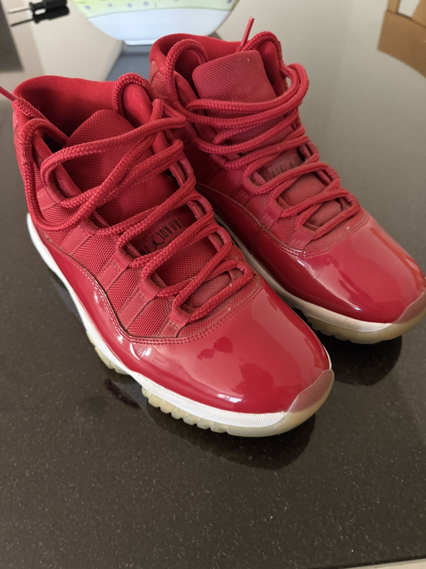 Red Jordan’s 11s 9.5