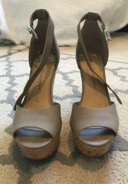 Size 8 nude wedges By Chinese Laundry