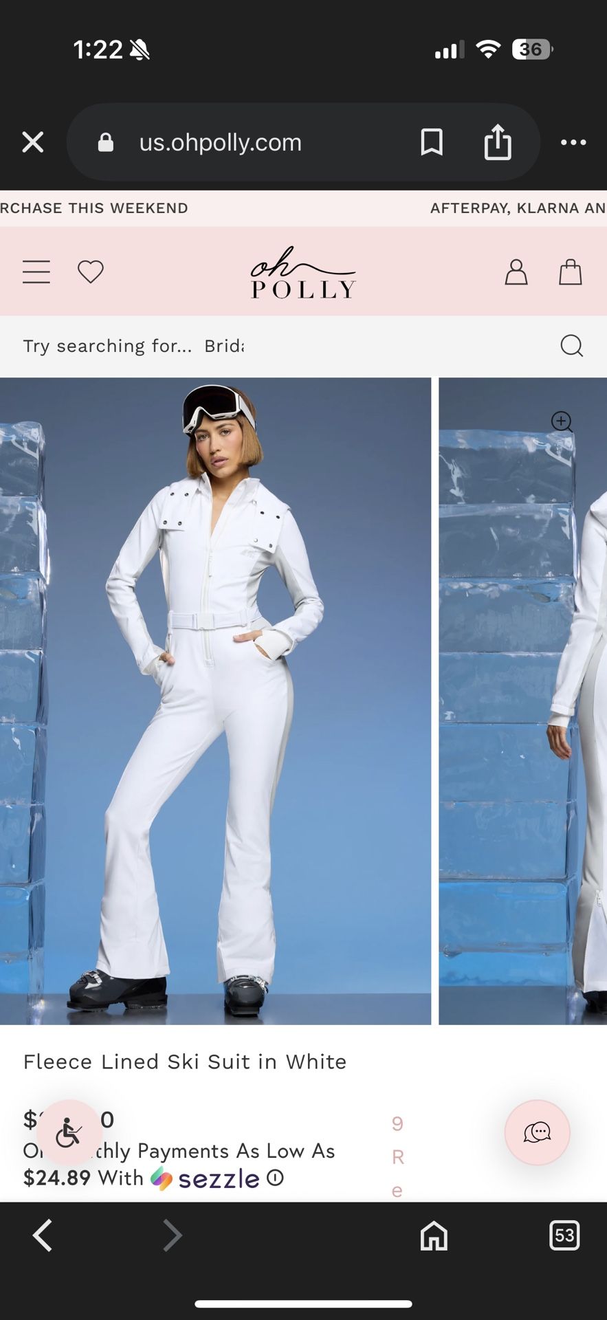 Bo + Tee Fleece Lined Ski Suite