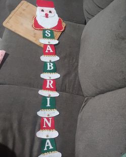 Personalized Christmas Name Decoration