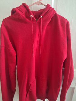 Red hoody size Large