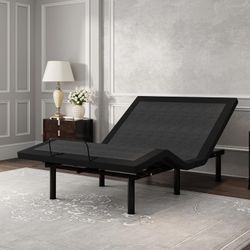 Twin XL Size Adjustable Bed Base Frame (Frame Only), Head & Foot Incline, 750lbs Lift Capacity, Powerful Quiet Motor, Wireless Remote