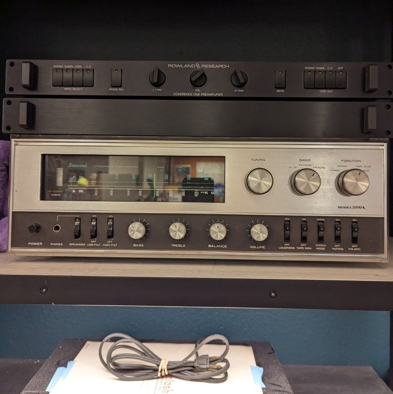 Sansui 500A Tube Stereophonic Tuner Amplifier
