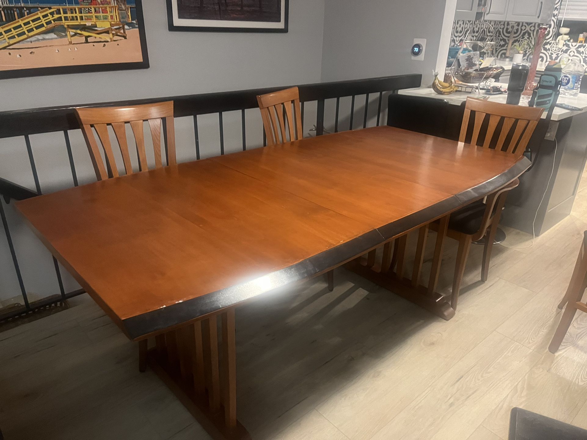 Alder Wood Dining Table