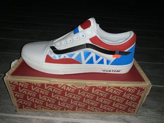 Custom off white Pepsi vans