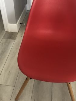 TWO CHAIRS Contemporary Chairs Red