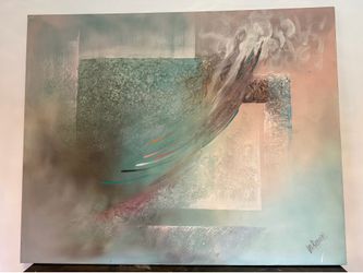 Hand-painted work from Lee Reynolds' academy: pastel shades