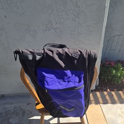 Bicycle garment saddle bag