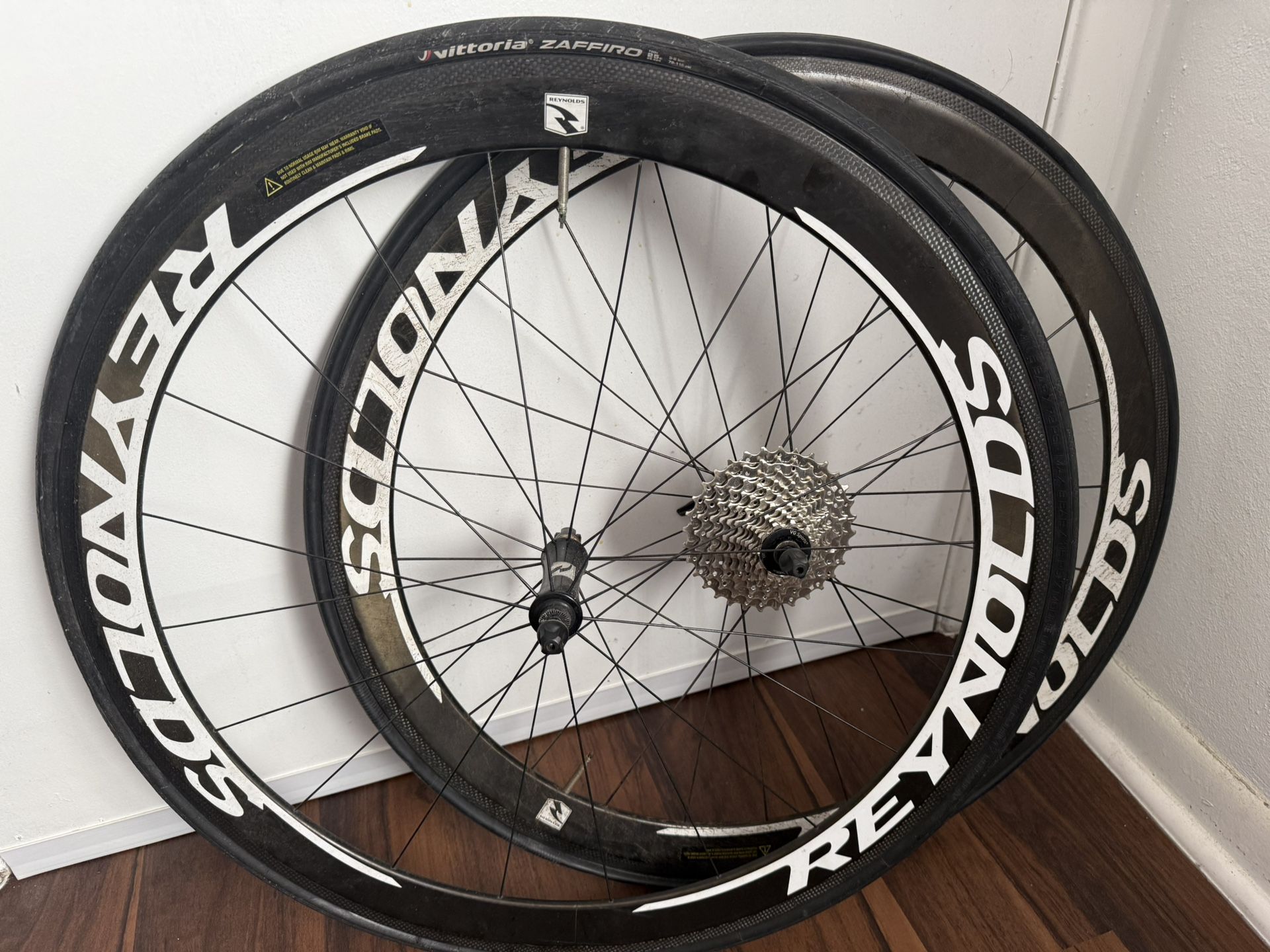 Reynolds clincher 60cm deep wheelset 700c