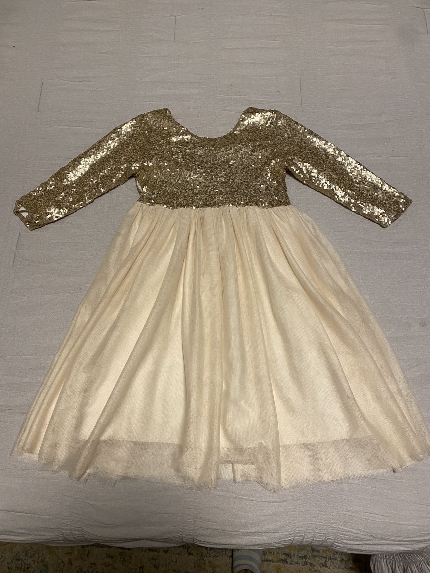 Sequin Party Dress For Little Girls