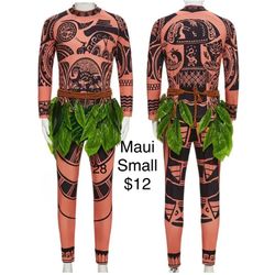 Maui Moana Men’s Hawaiian Costume Small