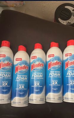 Windex foam cleaner