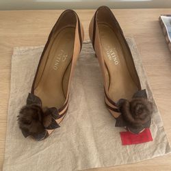 Valentino Mink Heels