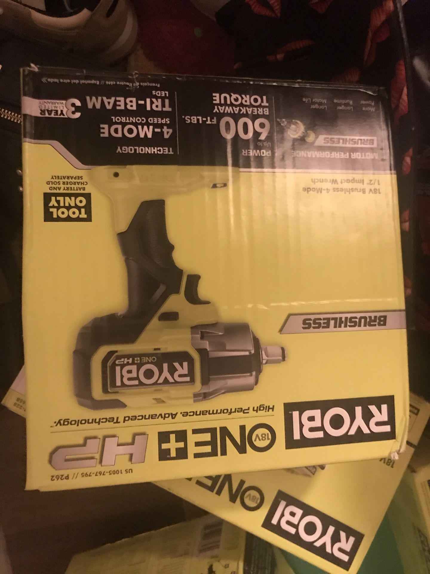 ONE+ HP 18V Brushless Cordless 4-Mode 1/2 in. Impact Wrench (Tool Only)