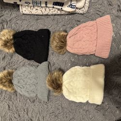 Girl infant beanies
