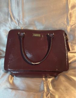 Kate Spade Burgundy Leather Bag