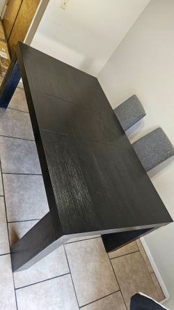 Modern Black Dining Table