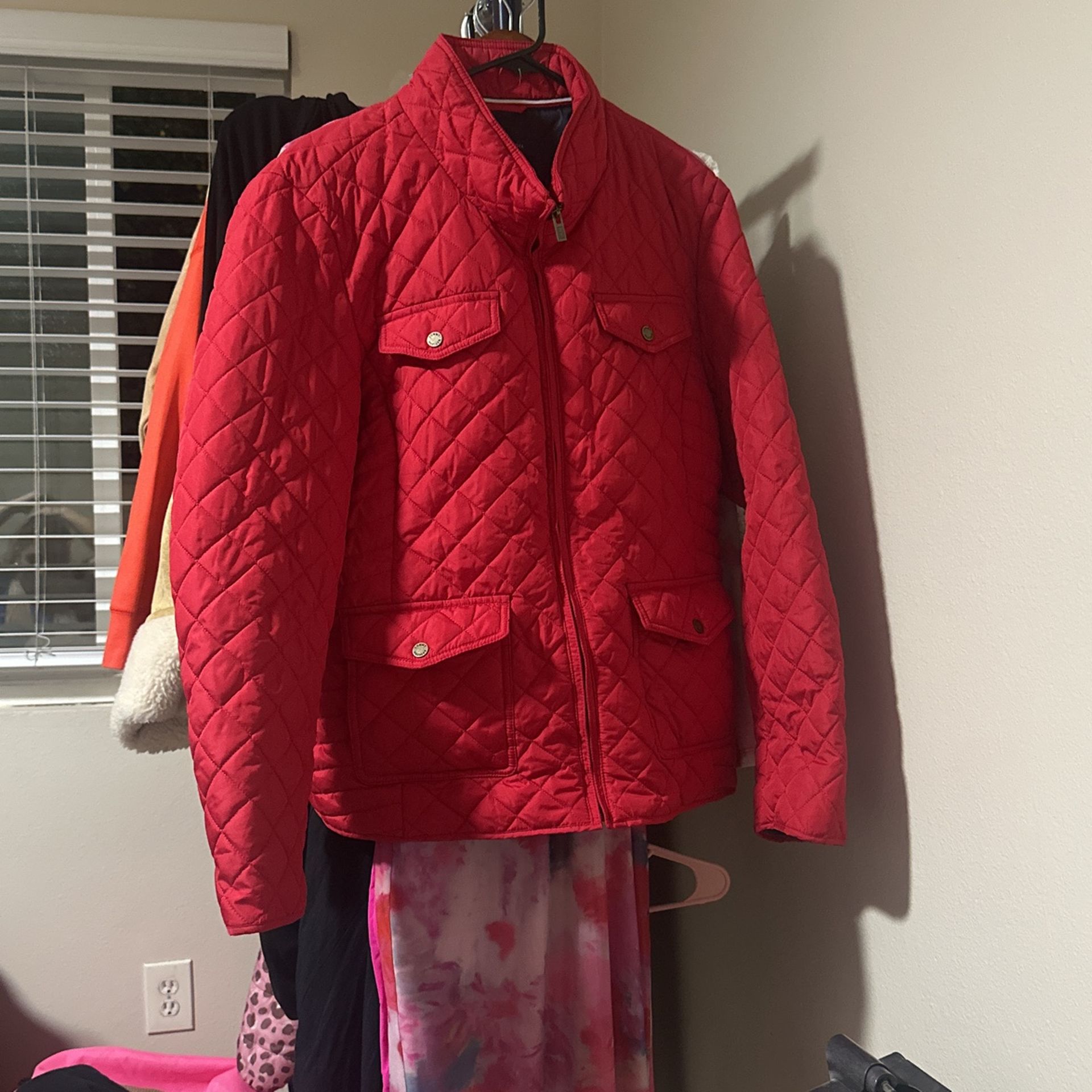 Red Tommy Hilfiger Jacket