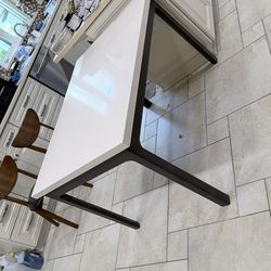 Small marble dining table