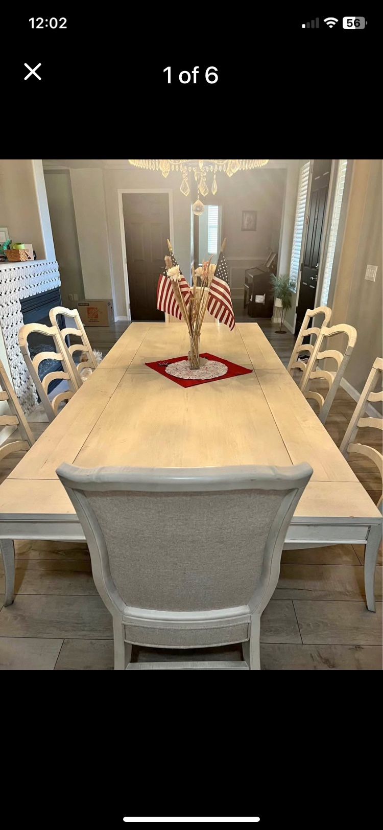 Dinning Room Table With 8 Chairs