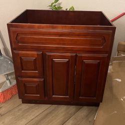 Gabinete De Madera Para Baño 