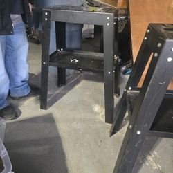 2 Metal Work Benches 