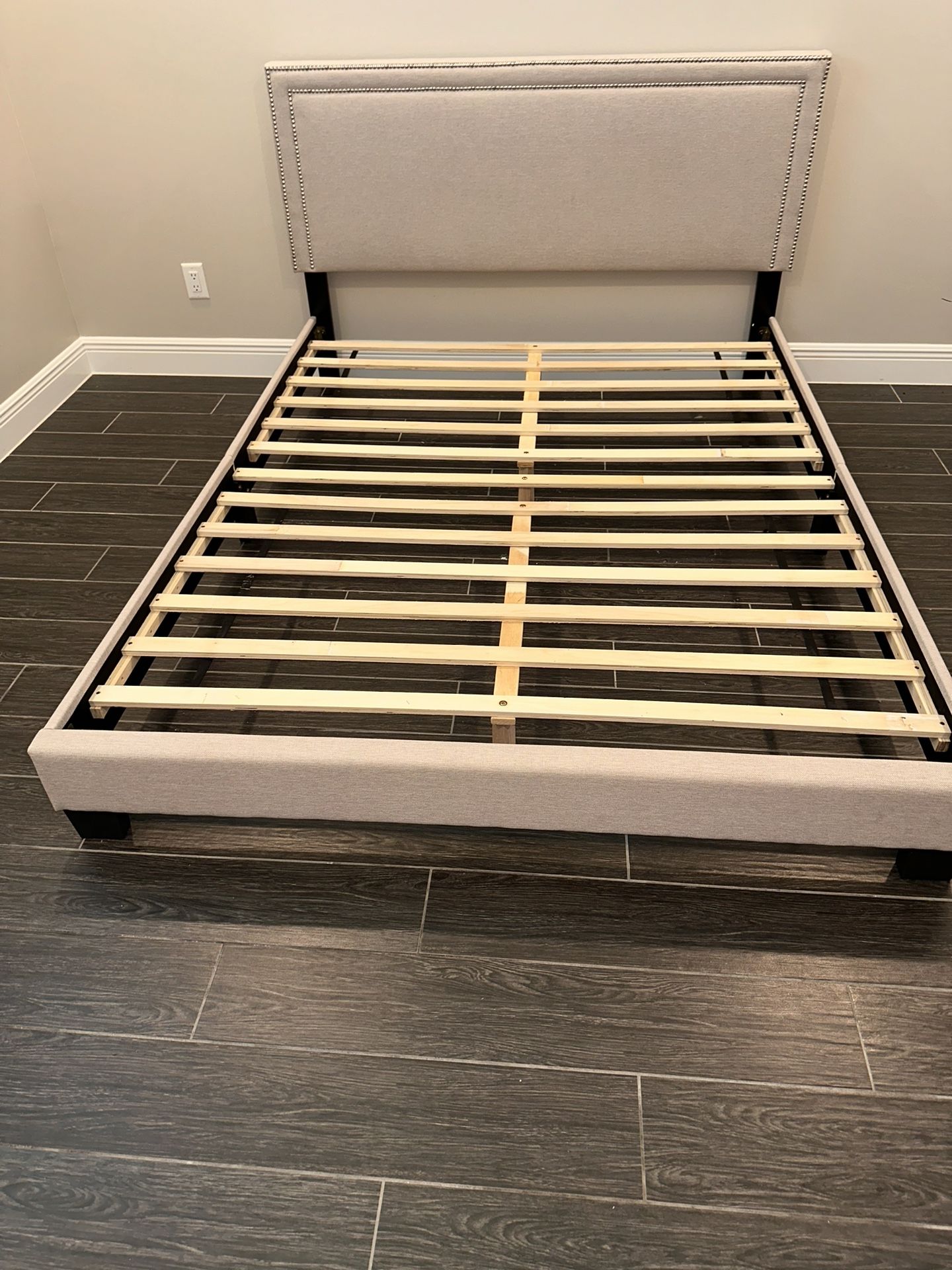 Queen Size Upholstered Bed Frame